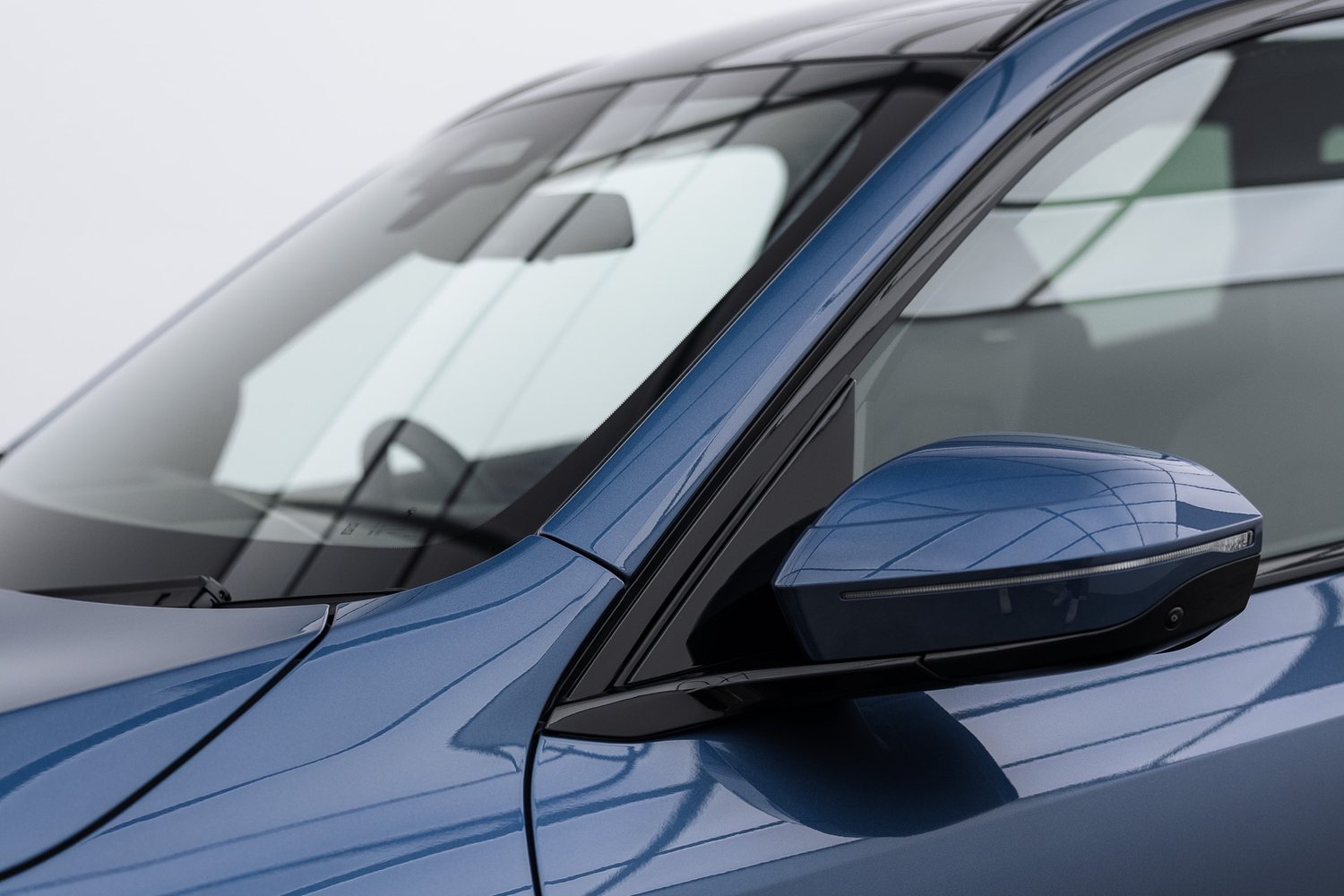 Door and mirror detail on a BMW X3