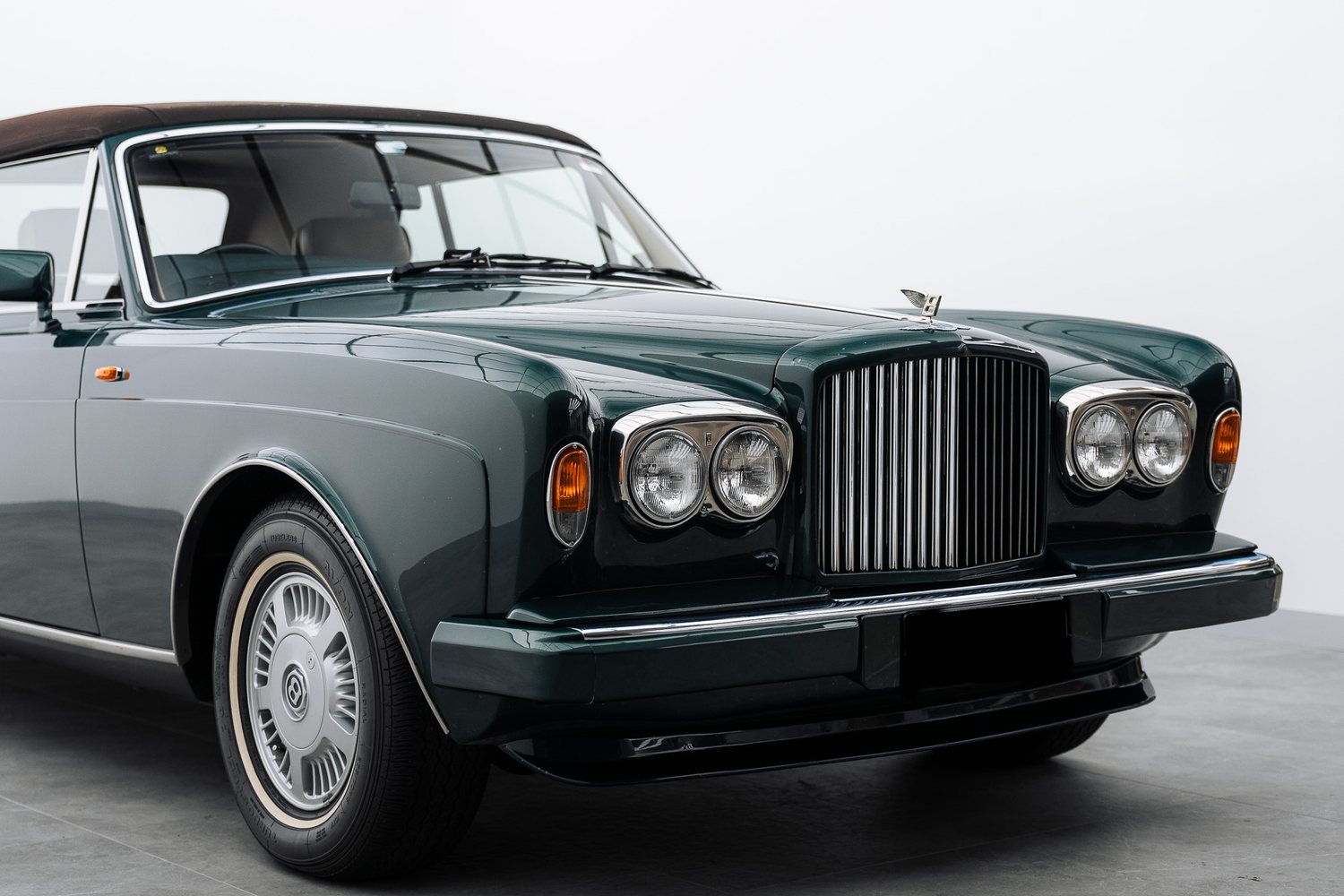 Front end of a classic Bentley