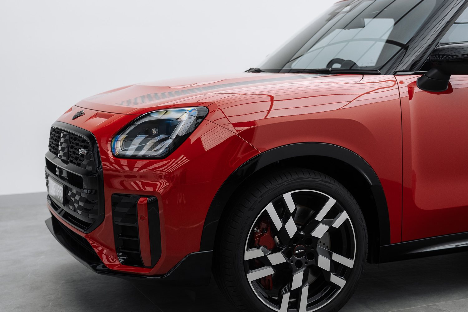 Front end of a Mini JCW