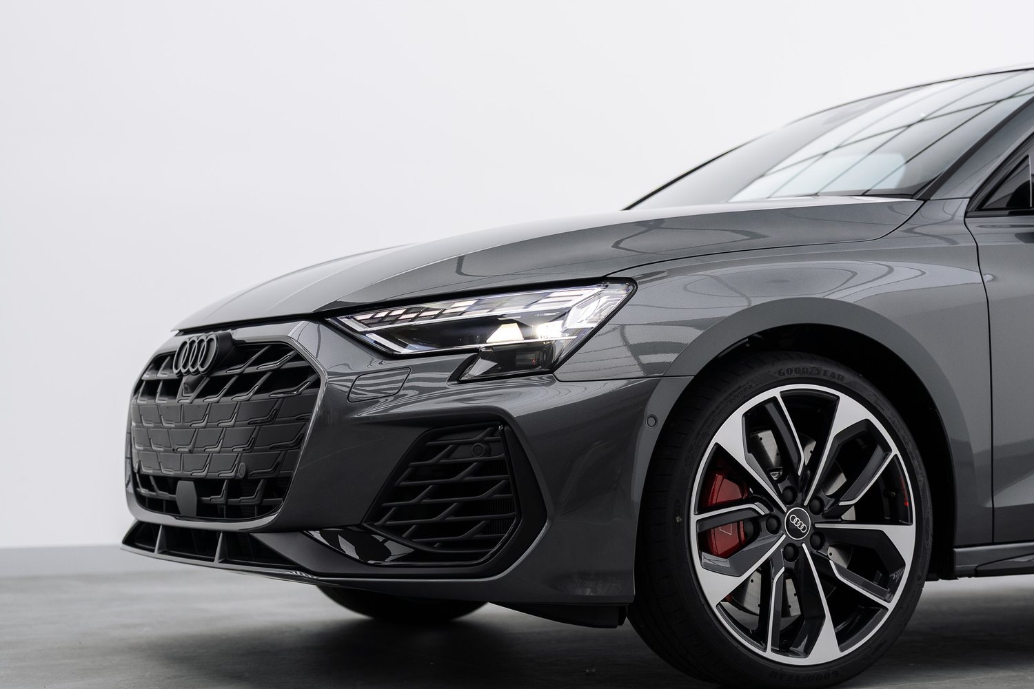 Front end of an Audi S3