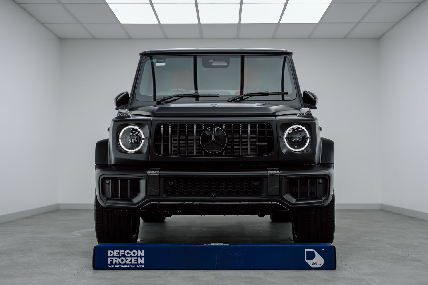 Mercedes G-Class in matte PPF in the Liquid R studio