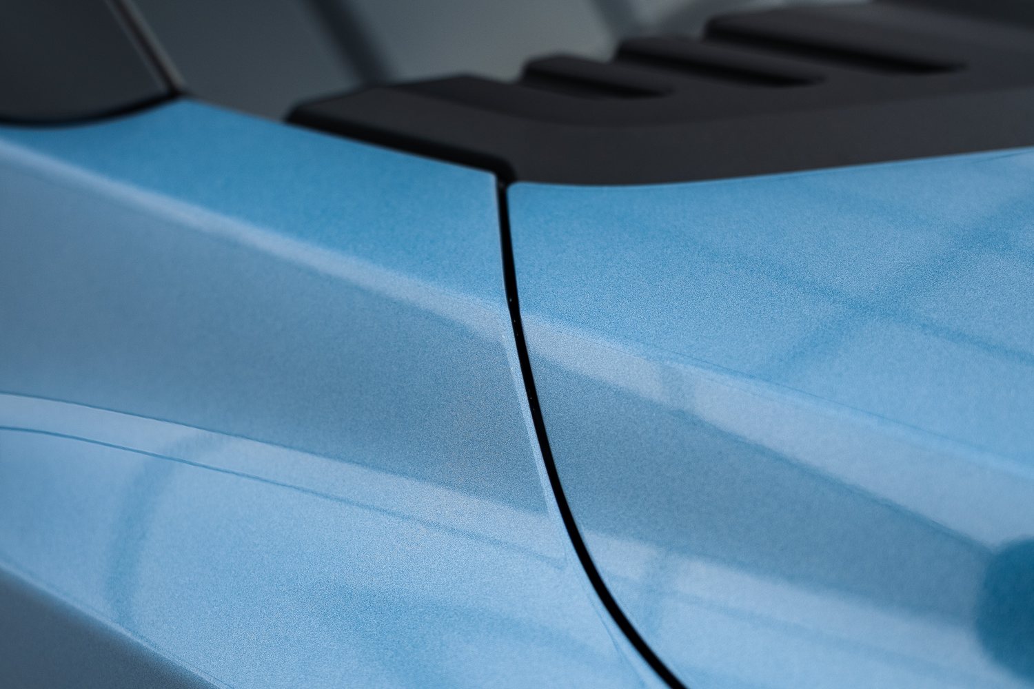 Paintwork detail on a BYD Shark 6