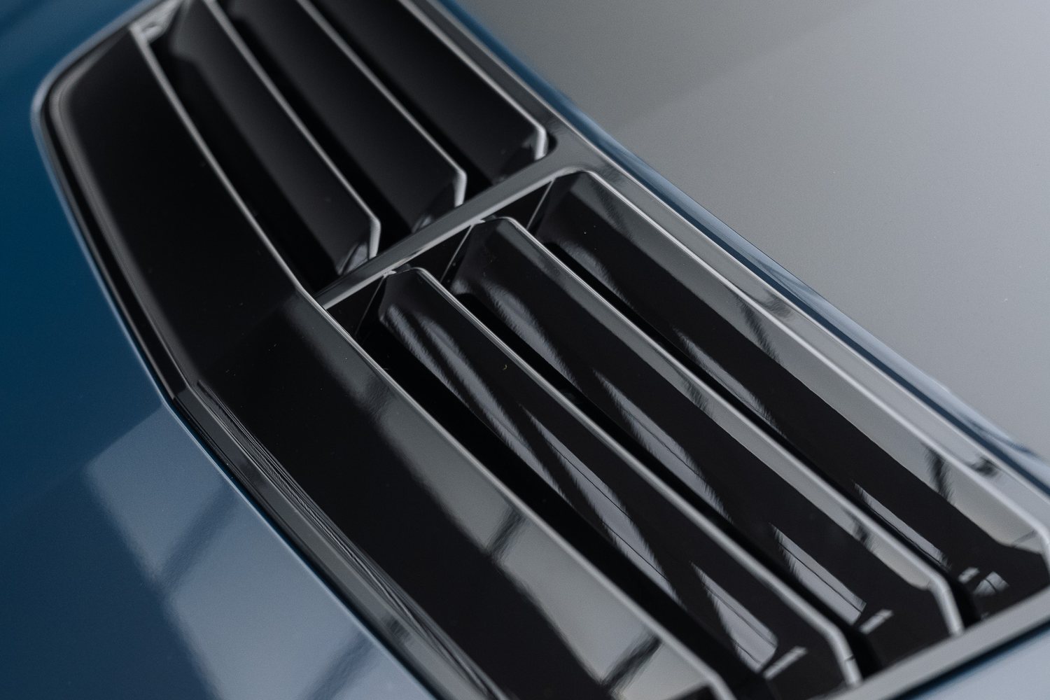Paintwork detail on a Ford Mustang Dark Horse