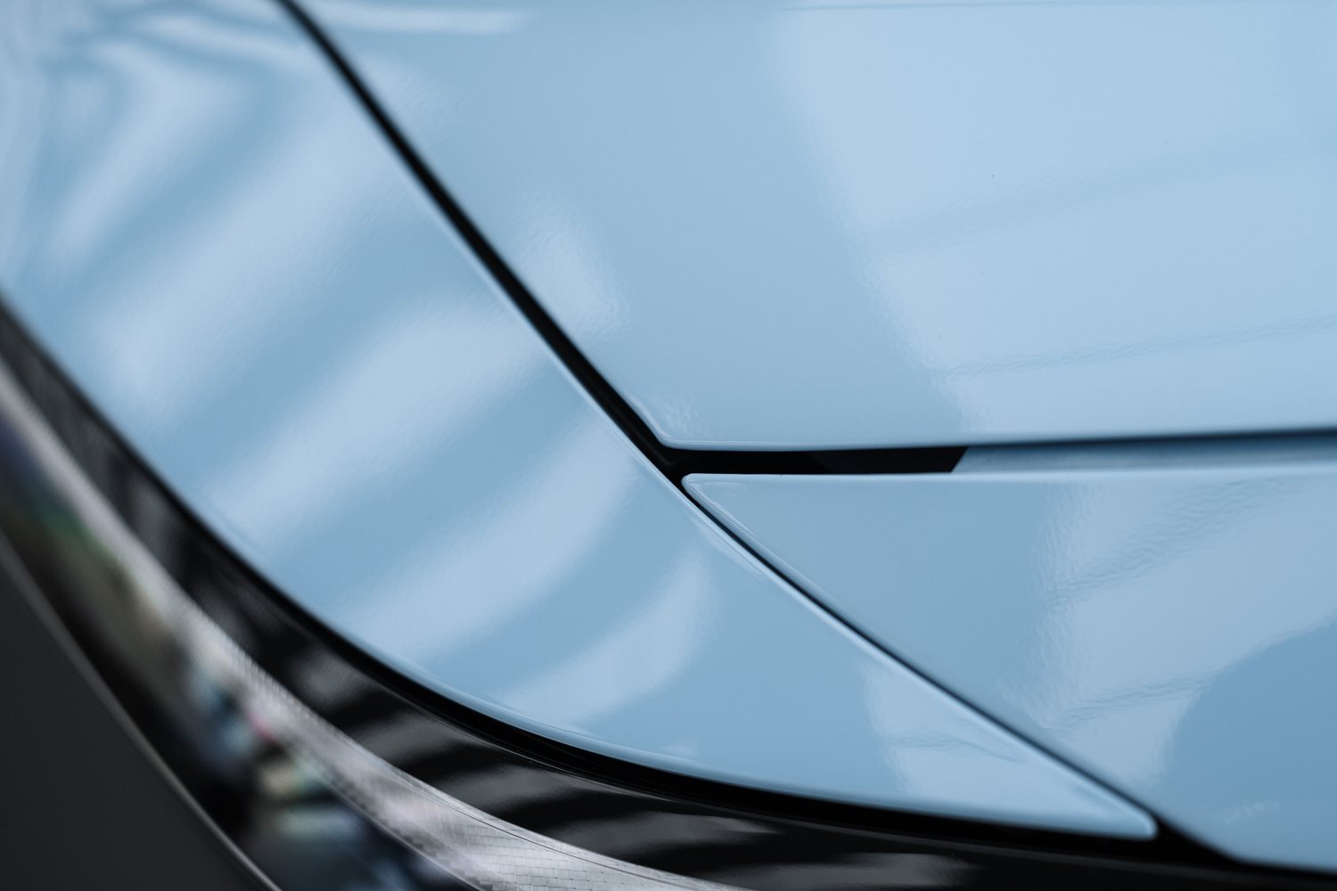 Paintwork detail on a Hyundai i30 N