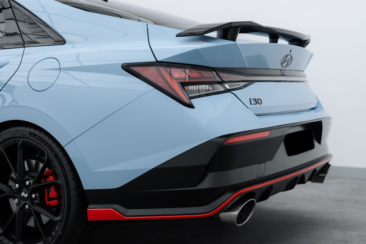 Rear of a Hyundai i30 N