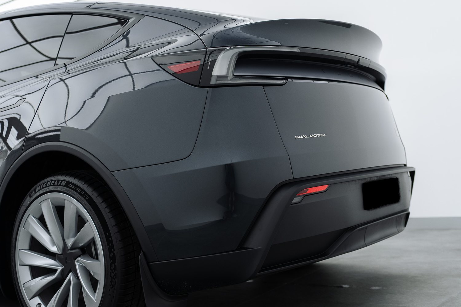 Rear of a Tesla Model Y