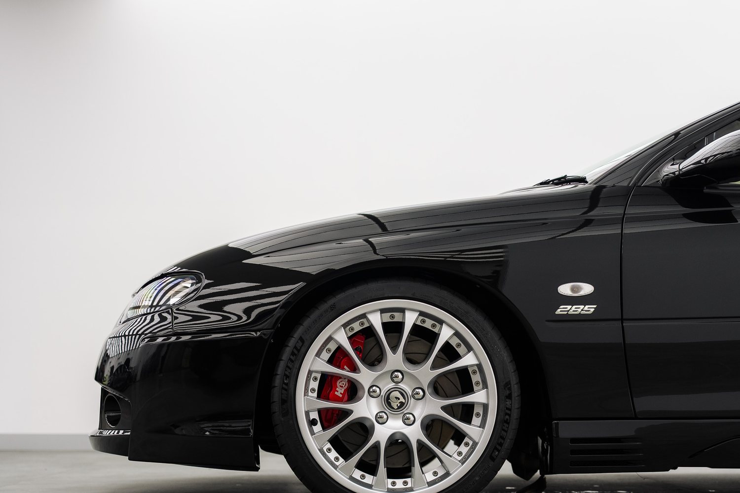 Wheel of a Holden Monaro GTO