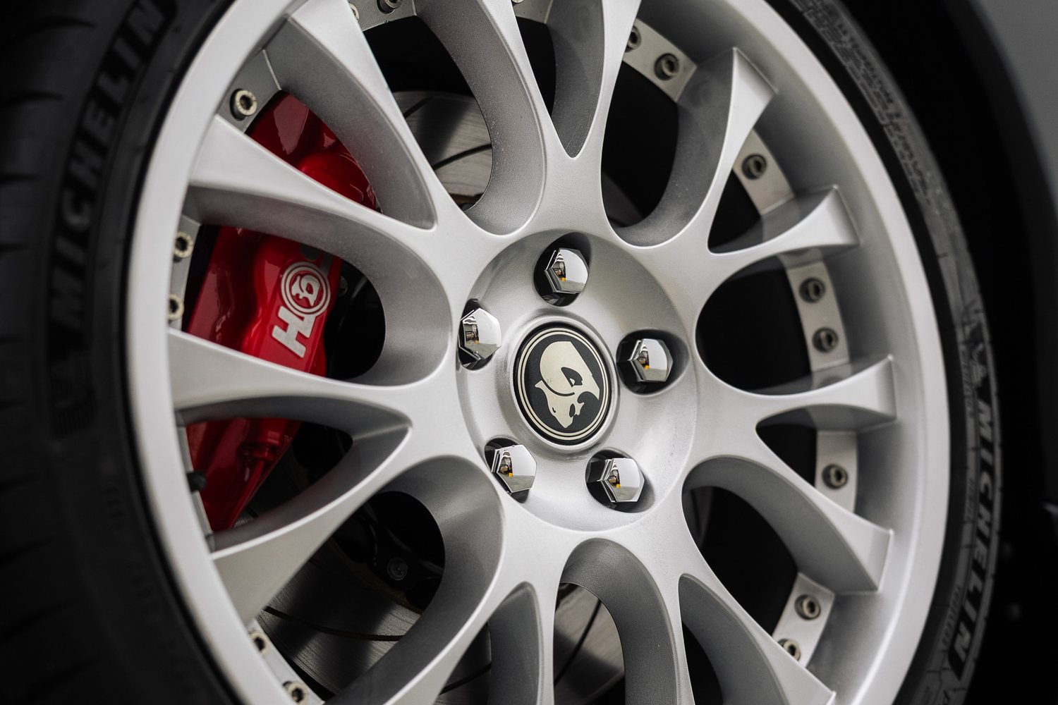Wheel of a Holden Monaro GTO